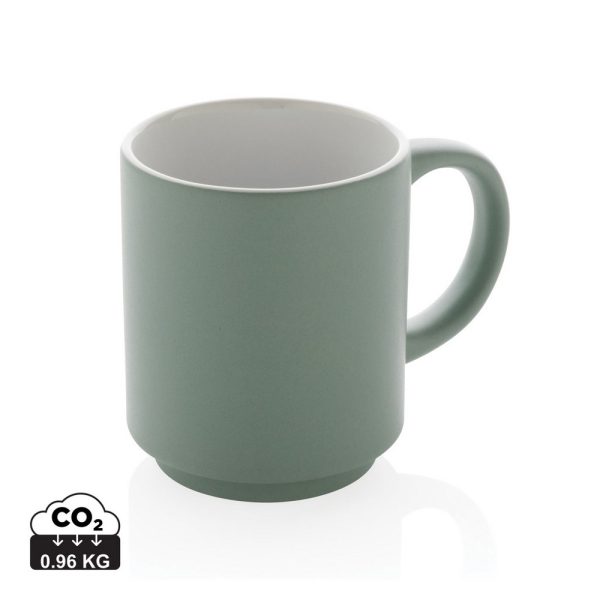 Kubek ceramiczny 180 ml P043581X green