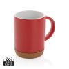 Kubek ceramiczny 280 ml P043587X red