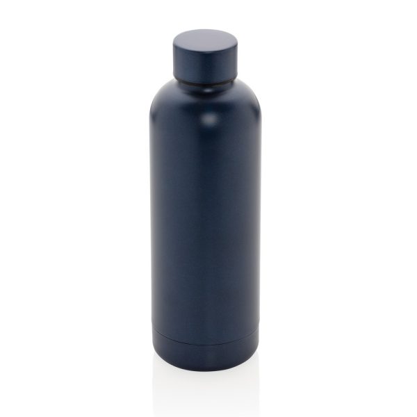 Butelka termiczna 500 ml, stal nierdzewna z recyklingu P045400X niebieski