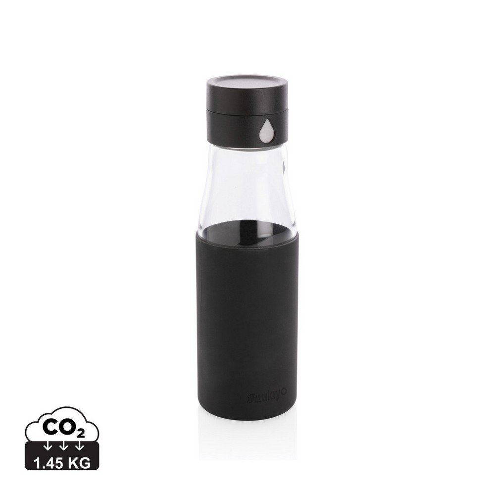 Szklana butelka 650 ml Ukiyo, monitorująca ilość wypitej wody P038883X AX-P436.72-W