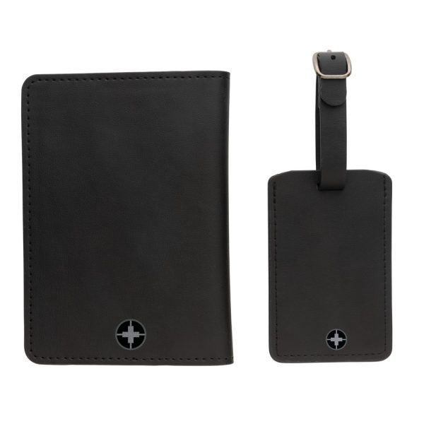 Zestaw podróżny Swiss Peak, PU z recyklingu P047445X