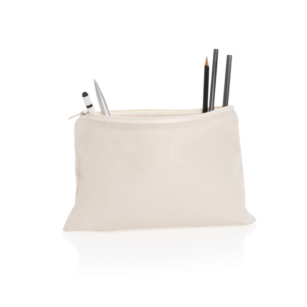 Piórnik AWARE™, niebarwiona bawełna z recyklingu P047446X AX-P820.77-W