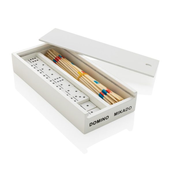 Zestaw gier, mikado i domino P047453X
