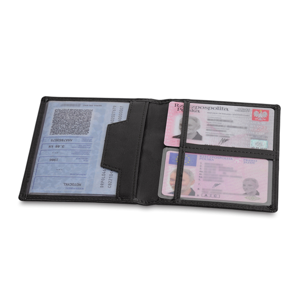 Etui na dokumenty Classic P000401R czarny