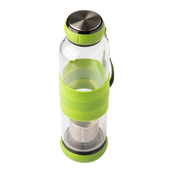 Szklana butelka z zaparzaczem do herbaty Sulmona 550 ml P001500R