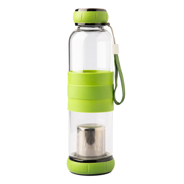 Szklana butelka z zaparzaczem do herbaty Sulmona 550 ml P001500R