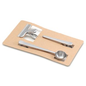 Zestaw miarka i klipsy do kawy Kaffi P001577R RO-R17102.01