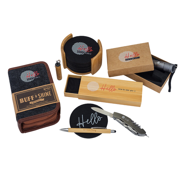 Zestaw podkładek RPET filcowych Mazzo P044650R