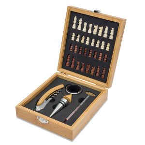 Zestaw do wina z szachami Abruzzo P051589R RO-R22553.13