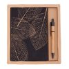 Zestaw Porto - notes z długopisem P000670R brązowy