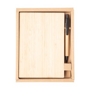 Zestaw bambusowy z notesem Lorca P001497R RO-R64251.10