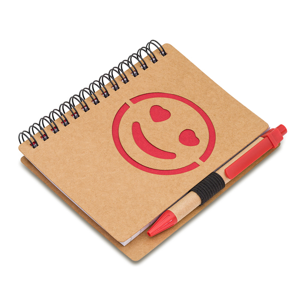 Notes Smile P051604R czerwony