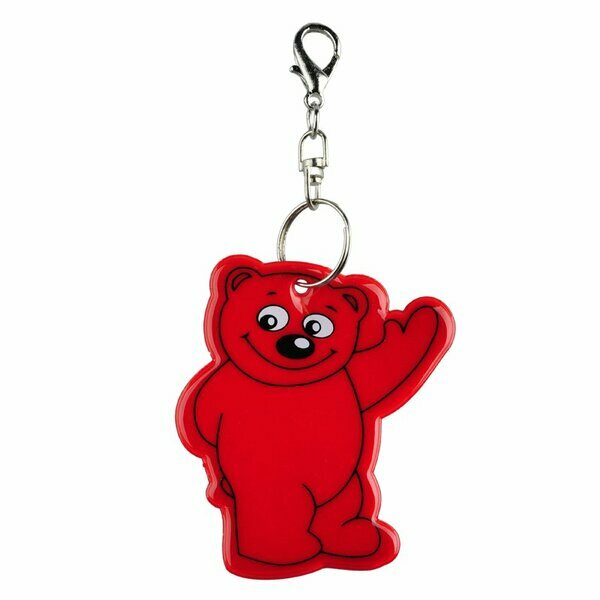 Brelok odblaskowy Beary P000124R czerwony