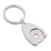 Metalowy brelok z żetonem Disc P000067R
