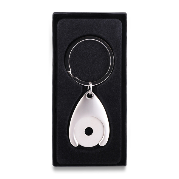 Metalowy brelok z żetonem Disc P000067R RO-R73269