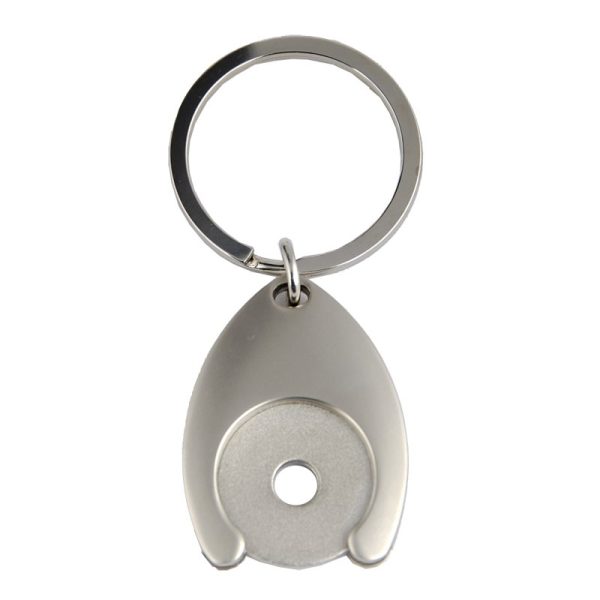 Metalowy brelok z żetonem Disc P000067R