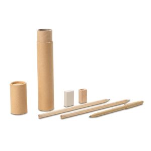 Zestaw piśmienniczy w tubie P001545R RO-R73729.13