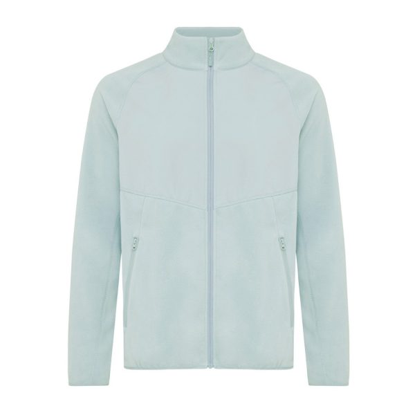 Kurtka z mikropolaru Iqoniq Talung, poliester z recyklingu P054686X iceberg green