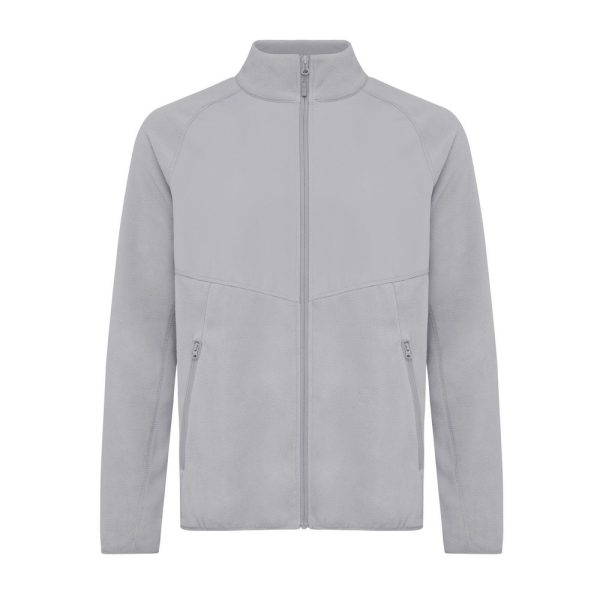 Kurtka z mikropolaru Iqoniq Talung, poliester z recyklingu P054686X storm grey