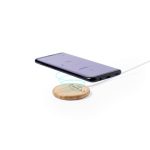 ENGLERT. Uchwyt na smartfon z szybką ładowarką bezprzewodową 10 W wykonany w ABS pochodzącego z recyklingu (100% rABS) i włókna ze słomy pszenicy P037897S ST-97932-160