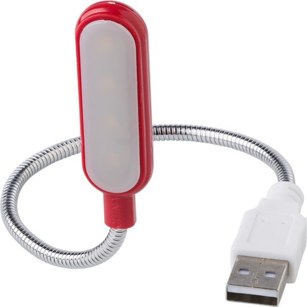 Lampka USB P043467X czerwony