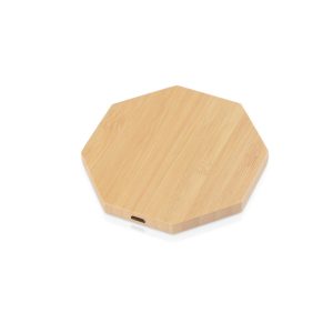 Bambusowa ładowarka bezprzewodowa 5W | Matilda P009167X AX-V0330-00