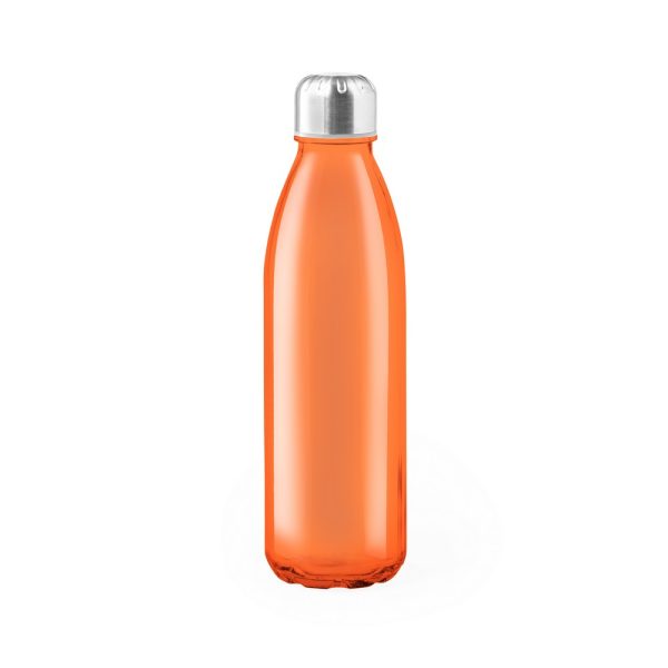 Szklana butelka 650 ml P010014X pomarańczowy