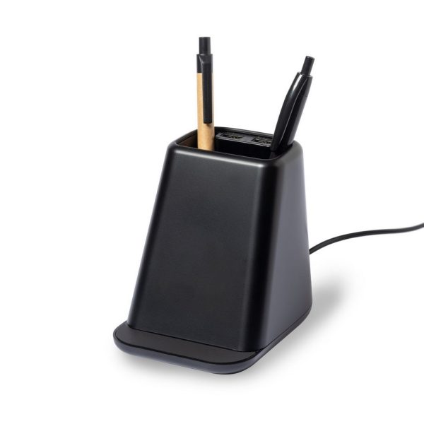Ładowarka bezprzewodowa 15W, pojemnik na przybory do pisania, stojak na telefon P047836X
