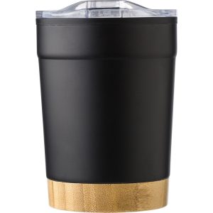 Kubek termiczny 300 ml z bambusowym elementem P052189X AX-V1179-W