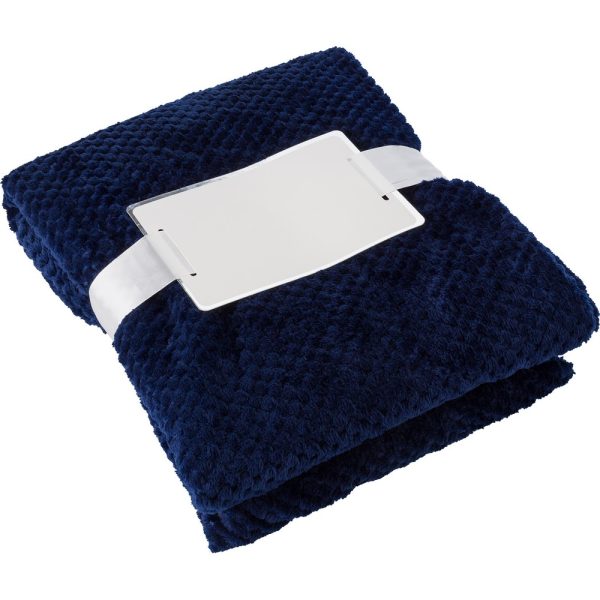 Koc polarowy P052265X granatowy