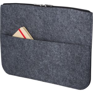 Etui na laptopa 14" z filcu RPET, teczka na dokumenty P052202X AX-V1256-W