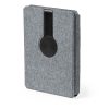 Wielofunkcyjny notatnik RPET A5, magnetyczna ładowarka bezprzewodowa 10W, power bank 5000 mAh P051816X