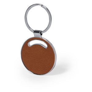 Brelok do kluczy z frontem i tyłem ze skóry z recyklingu C P052295X AX-V1308-16C