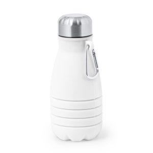 Składana butelka sportowa 550 ml z karabińczykiem P051821X AX-V1311-W