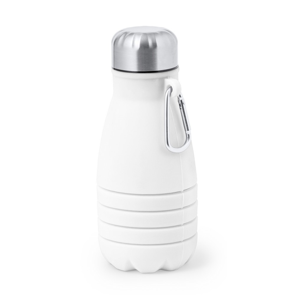 Składana butelka sportowa 550 ml z karabińczykiem P051821X AX-V1311-W
