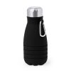 Składana butelka sportowa 550 ml z karabińczykiem P051821X czarny