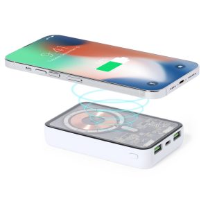 Magnetyczny bezprzewodowy power bank 5000 mAh, ładowarka bezprzewodowa 15W P051829X AX-V1335-02