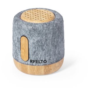 Głośnik bezprzewodowy 3W z filcu RPET i bambusa P051838X AX-V1347-19