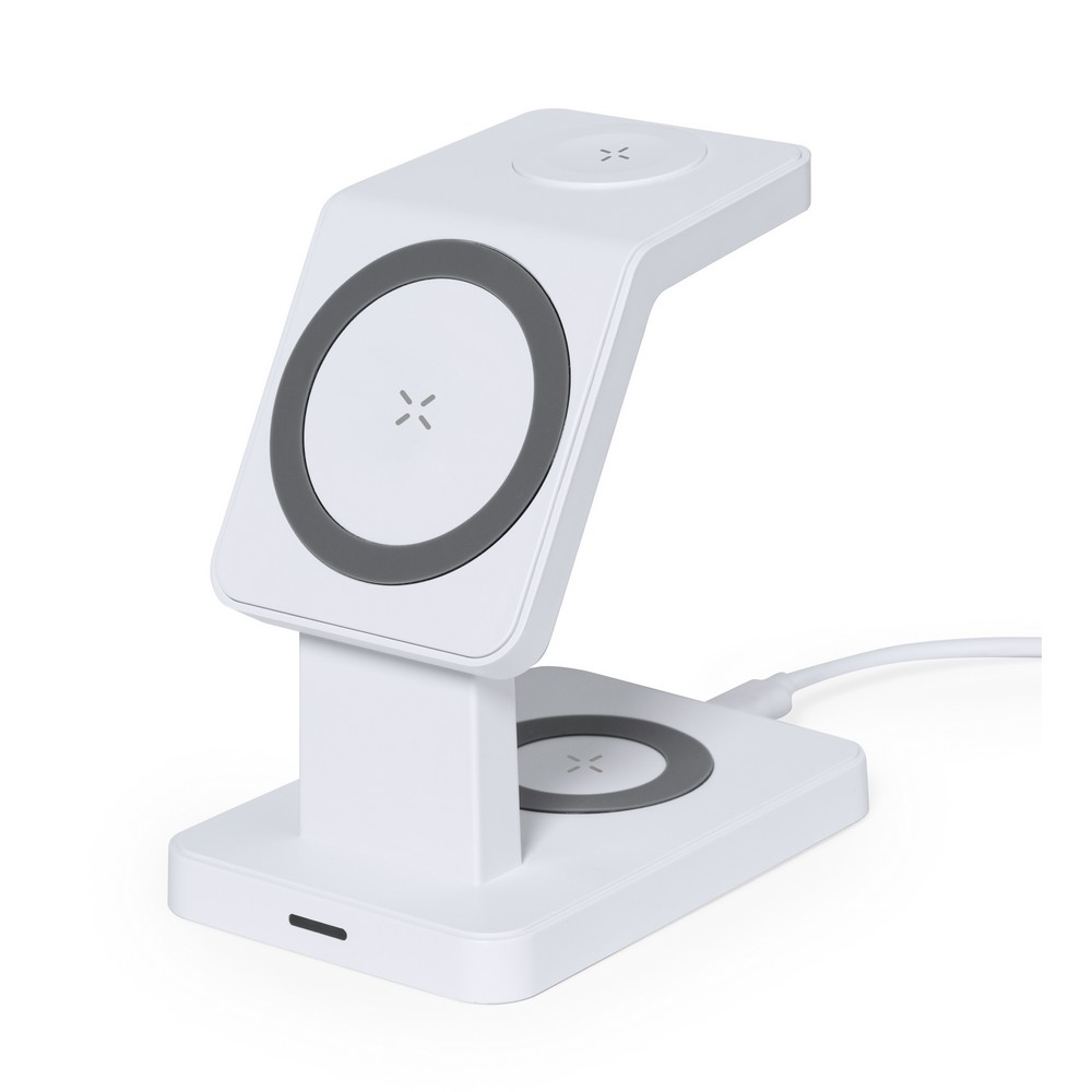 Magnetyczna ładowarka bezprzewodowa 15W, 3 w 1, stojak na telefon P051841X AX-V1351-02