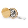 Kabel do ładowania i synchronizacji ze słomy pszenicznej, 3 adaptery w komplecie, bambusowe etui z zawieszką P051847X