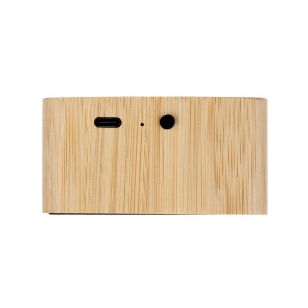 Bambusowy głośnik bezprzewodowy 3W B'RIGHT, panel słoneczny | Androwe P067095X