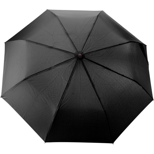 Parasol automatyczny RPET, składany P044712X czarny