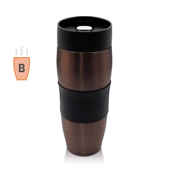 Kubek termiczny 400 ml Air Gifts | Jason P006997X burgund