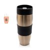Kubek termiczny 400 ml Air Gifts | Jason P006997X brązowy
