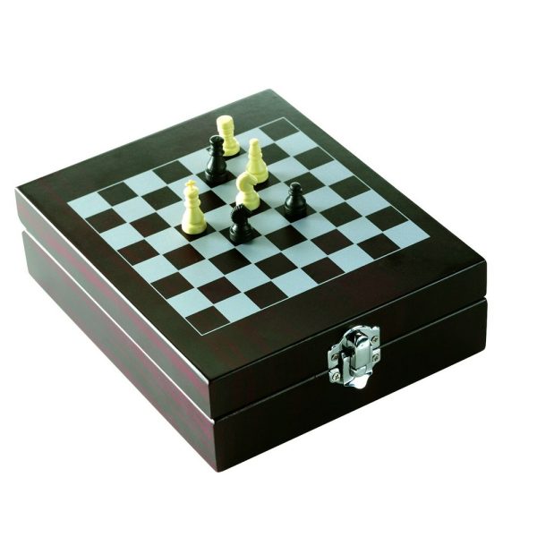 Zestaw do wina, 5 el., szachy P007162X