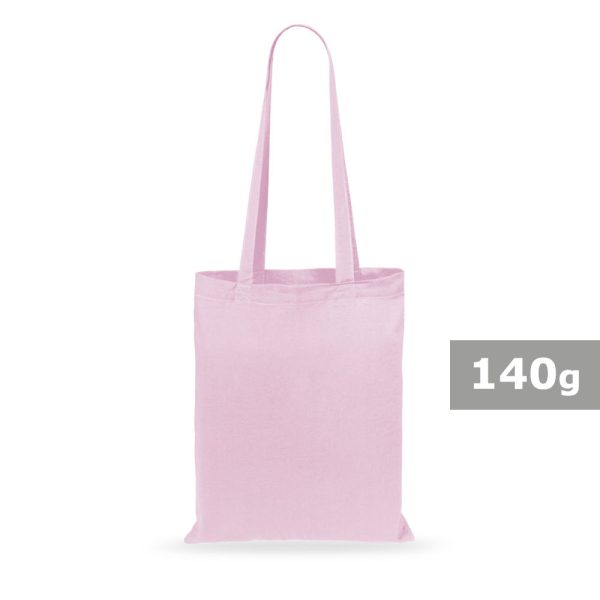 Torba bawełniana na zakupy P010073X różowy pastelowy