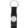 Brelok do kluczy, żeton do wózka na zakupy, otwieracz do butelek P010252X czarny