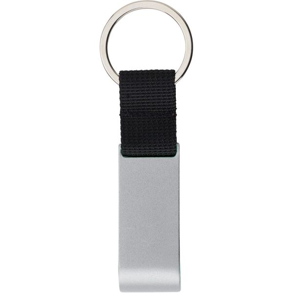 Brelok do kluczy, żeton do wózka na zakupy, otwieracz do butelek P010252X srebrny