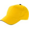 Czapka z daszkiem P007345X żółty