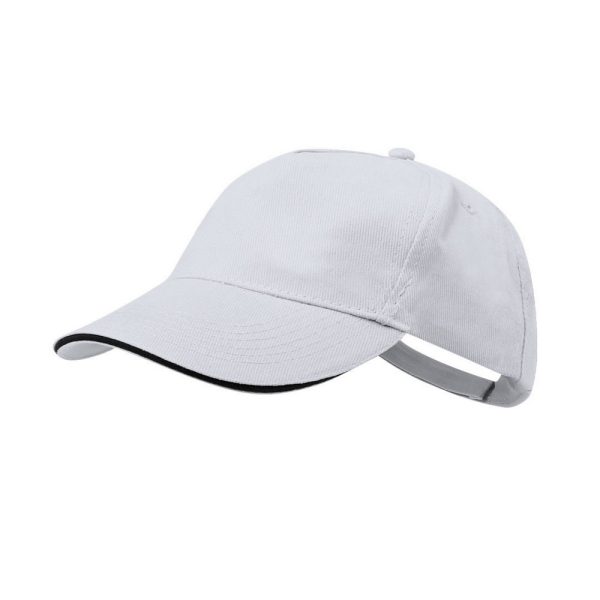 Czapka z daszkiem P007344X biały